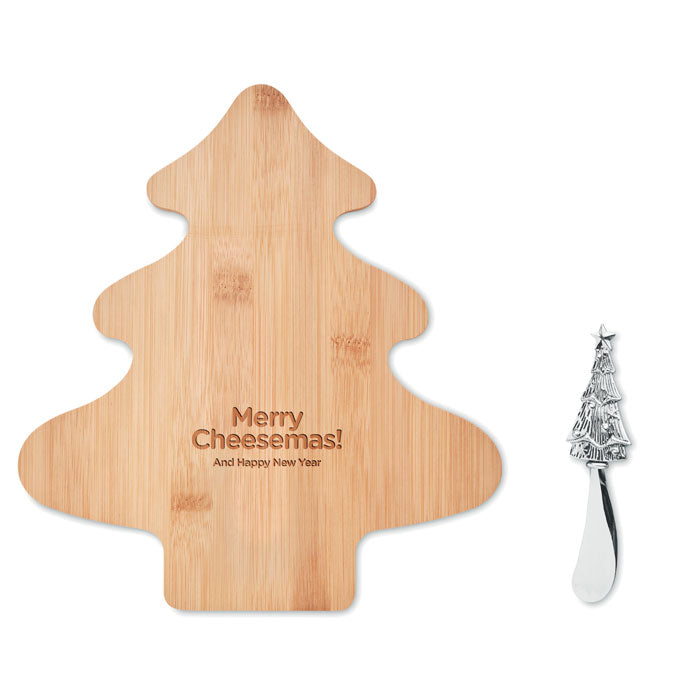 TREECHESSE Käse-Set Bambus