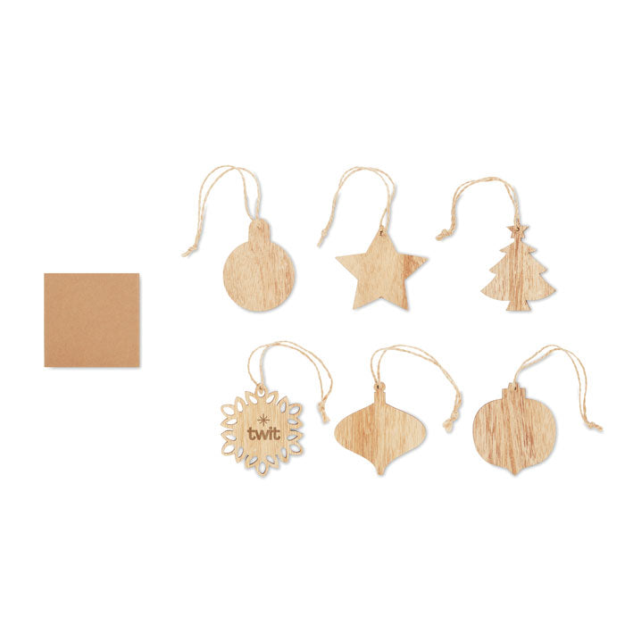 CHRISET Weihnachtsschmuck Holz