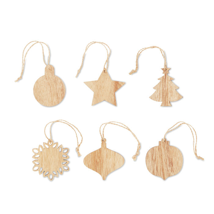 CHRISET Weihnachtsschmuck Holz – Holz