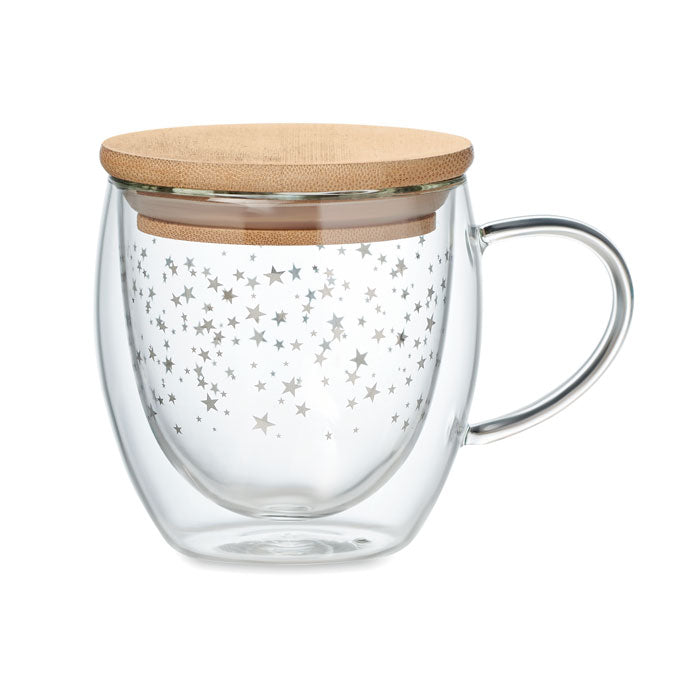 SION Becher Borosilikatglas Stern – Transparent