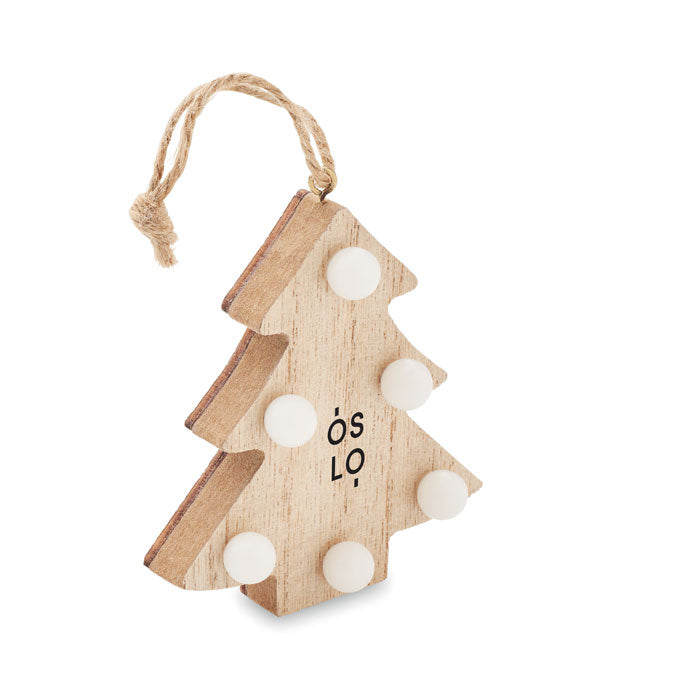 LULIE Anhänger aus Holz mit LED