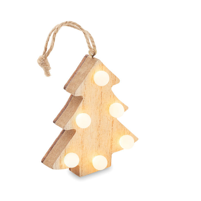 LULIE Anhänger aus Holz mit LED