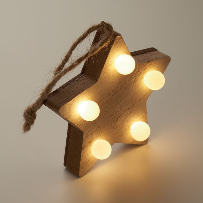 LALIE Anhänger aus Holz mit LED