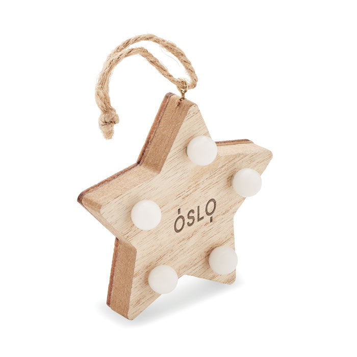 LALIE Anhänger aus Holz mit LED