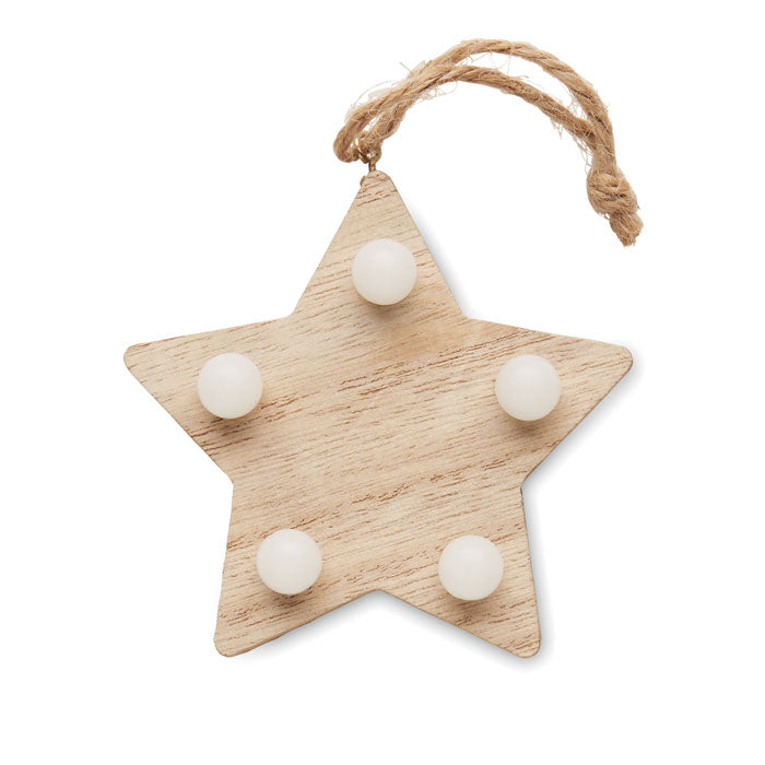 LALIE Anhänger aus Holz mit LED