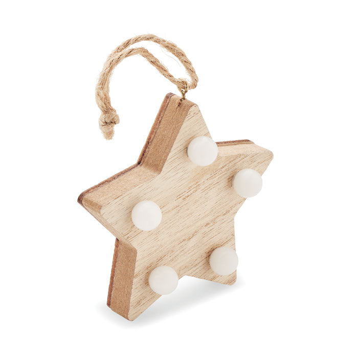 LALIE Anhänger aus Holz mit LED – Holz