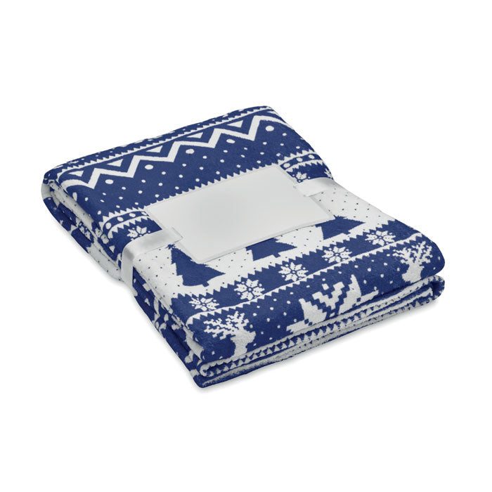 TOSTI RPET-Fleece-Decke 190 g/m² – Blau
