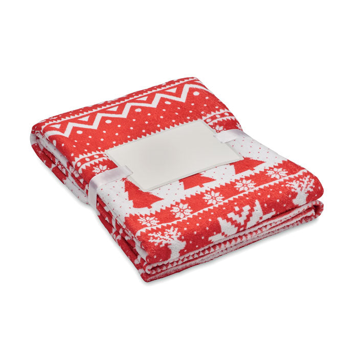 TOSTI RPET-Fleece-Decke 190 g/m² – Rot