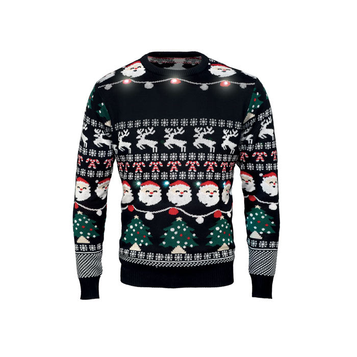 SHAMIS Weihnachts-LED-Pullover S/M