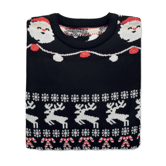 SHAMIS LARGE Weihnachts-LED-Pullover L/XL