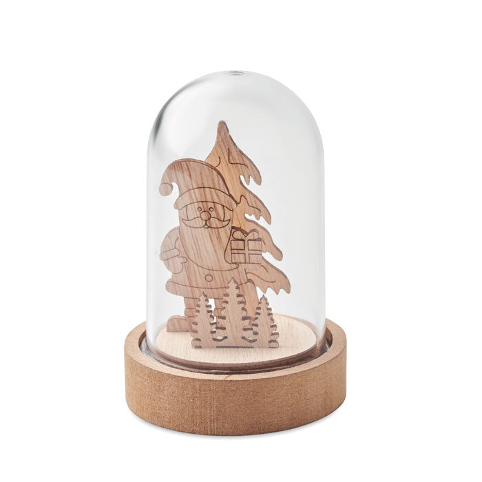 ROVANI Weihnachtsdekoration mit LED – Holz