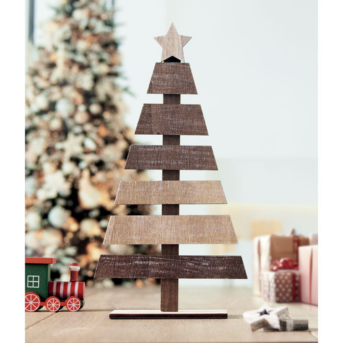 PUINEN Weihnachtsbaum aus Holz