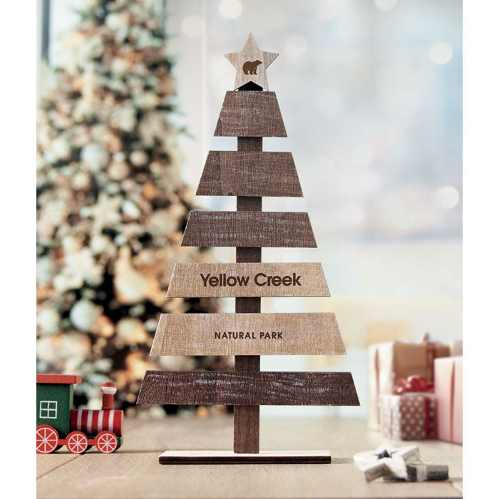 PUINEN Weihnachtsbaum aus Holz