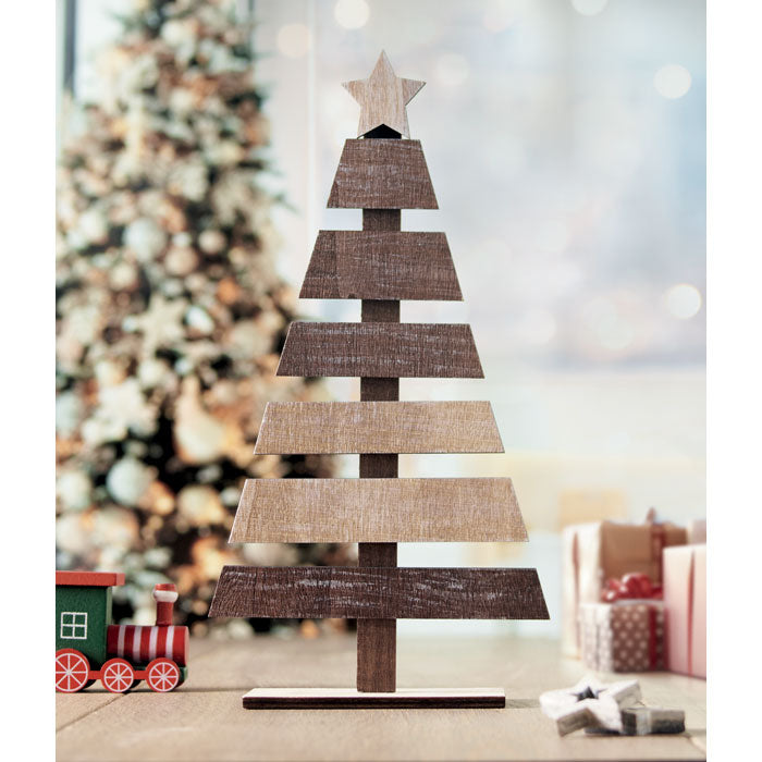 PUINEN Weihnachtsbaum aus Holz