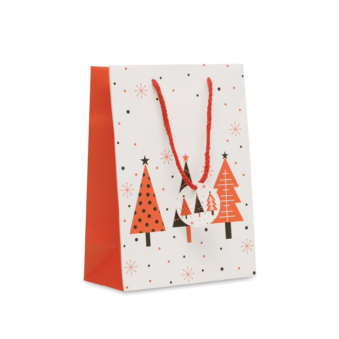 BOSSA MEDIUM Geschenkpapiertüte, medium – Weiß