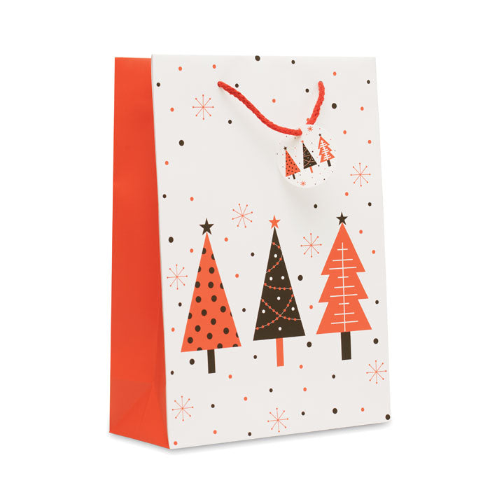 BOSSA LARGE Geschenkpapiertüte, groß – Weiß