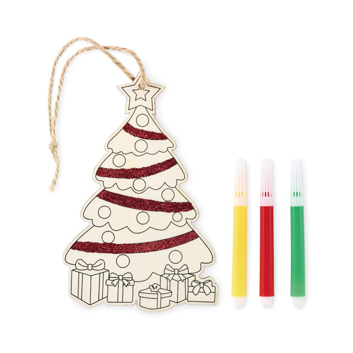 COLORTREE Weihnachtsschmuck Tanne – Holz