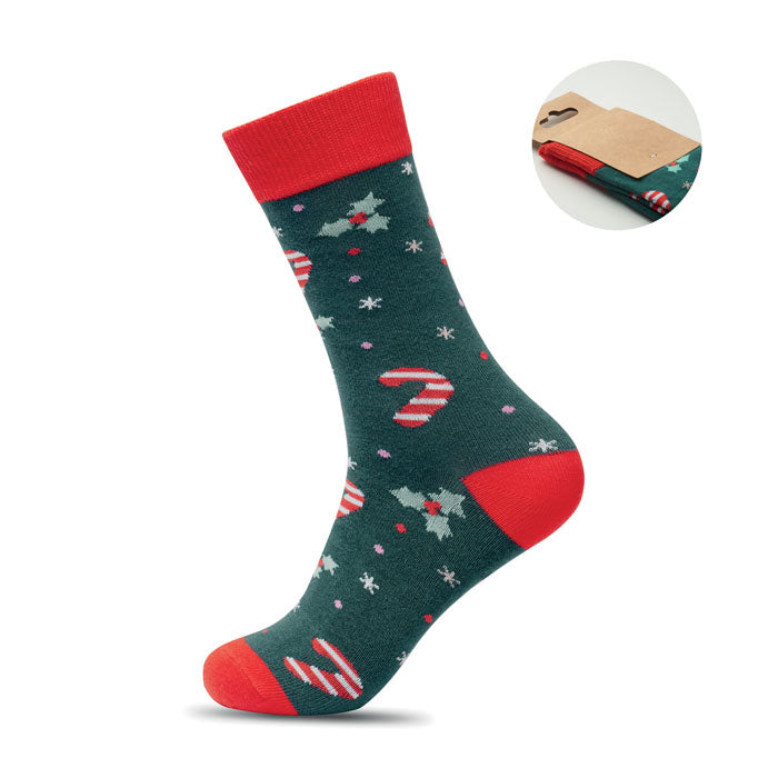 SOC MEDIUM Weihnachtssocken M CX1574 – Grün