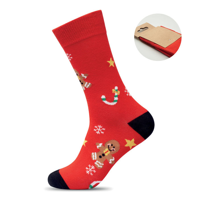 SOC LARGE Weihnachtssocken L CX1575 – Rot