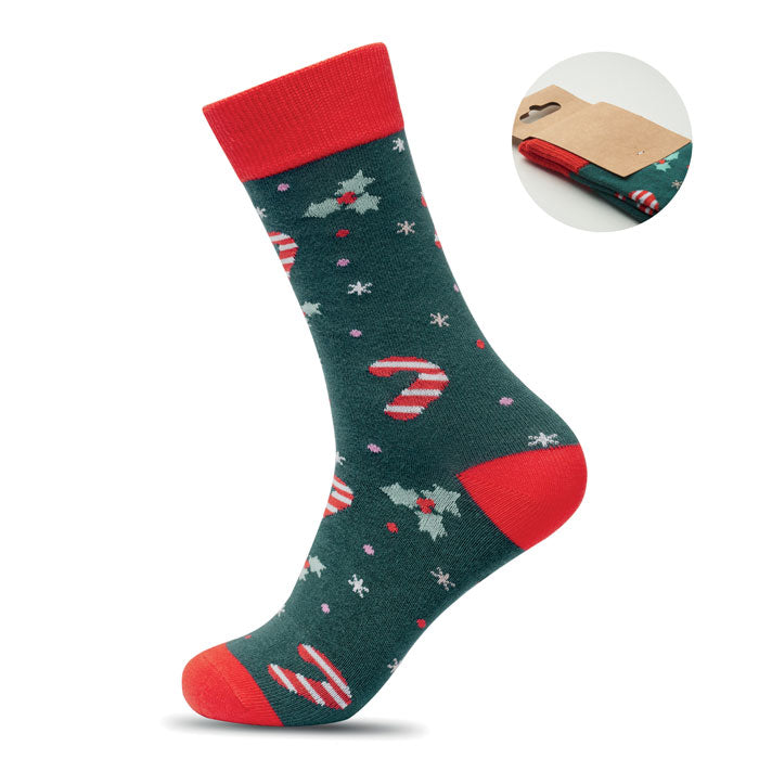 SOC LARGE Weihnachtssocken L CX1575 – Grün