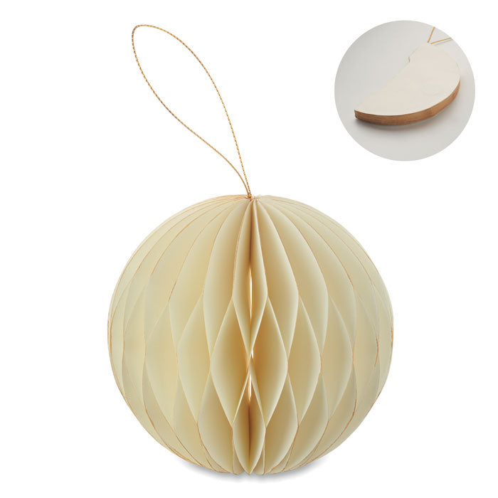 HARMOBAUBLE Faltbarer Papier-hänger – Beige