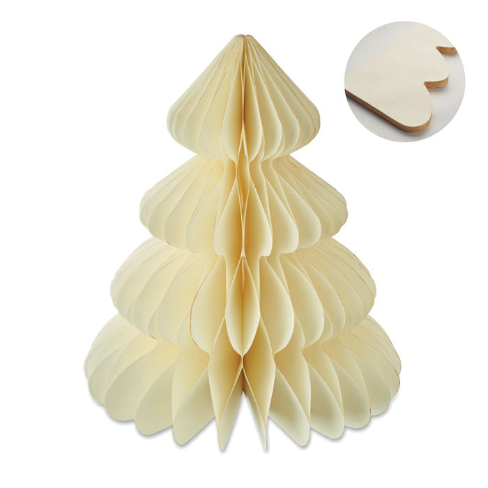 HARMOBIG Weihnachtsbaum Papier – Beige