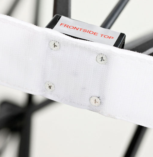 Faltbare Textil-Messewand mit Druck
