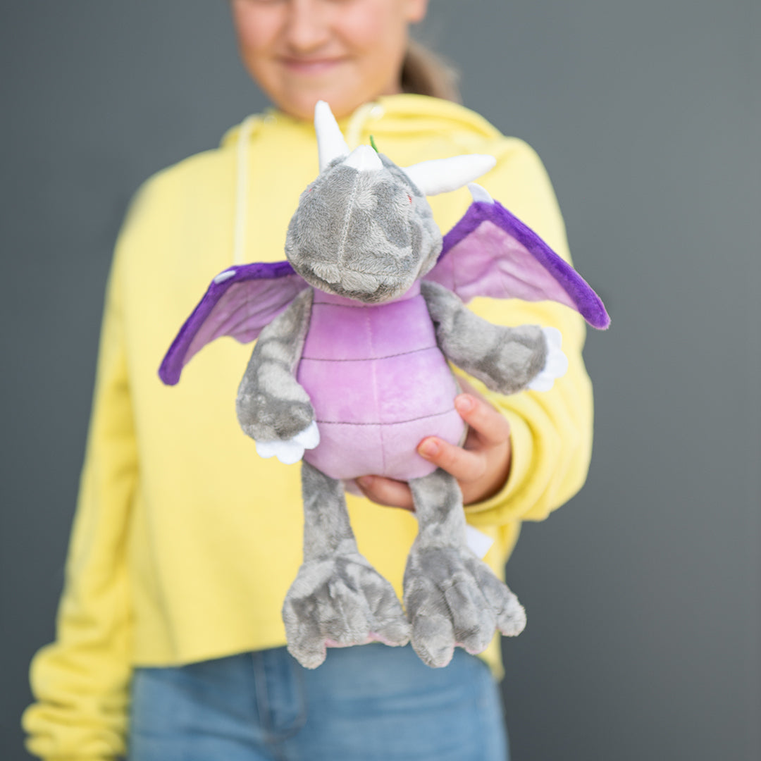Plüschtier Drache Smilla – Detailansicht 2
