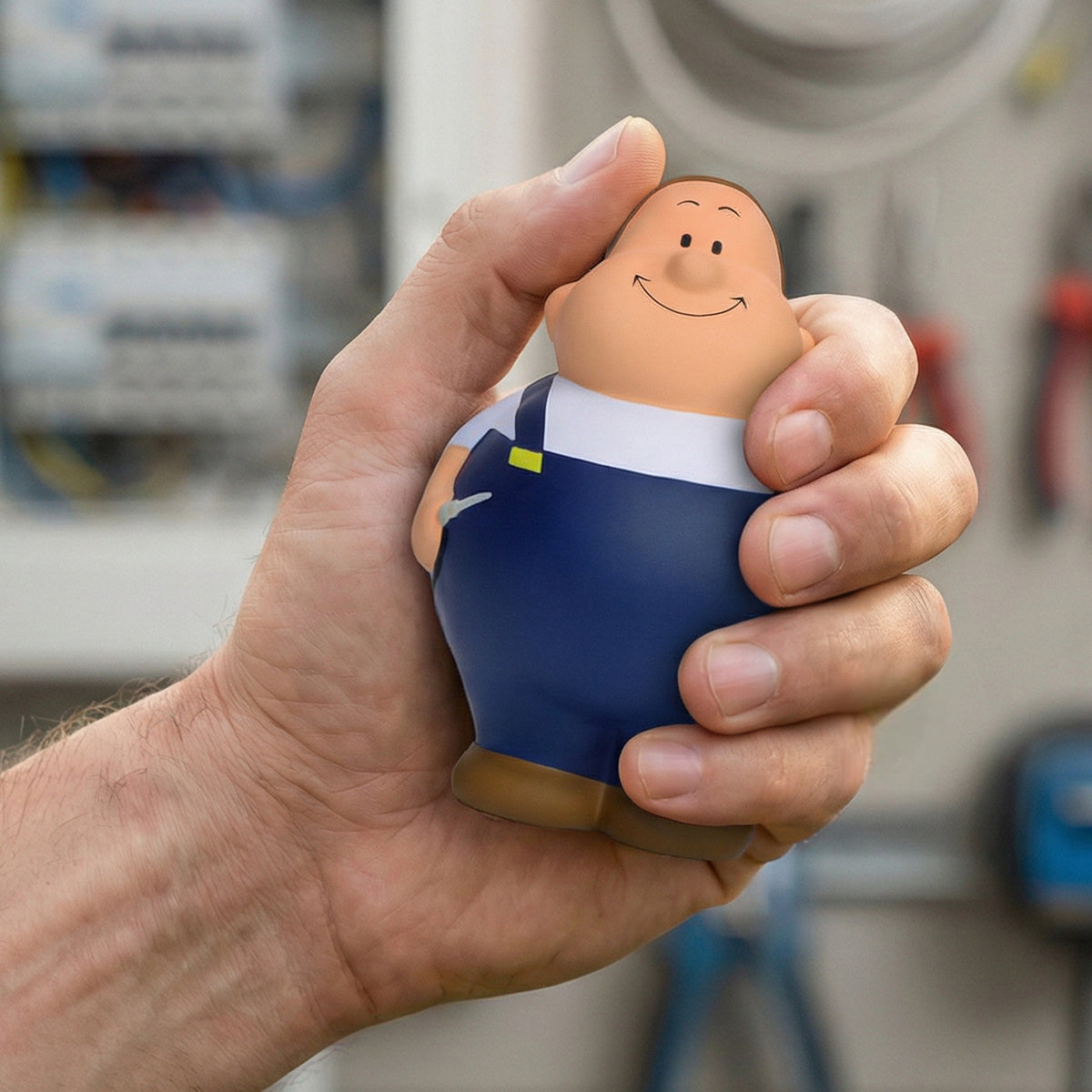 SQUEEZIES® Elektriker Bert® – Detailansicht 2