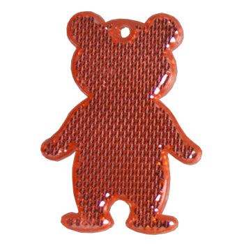 Fußgängerreflektor Bär – Rot