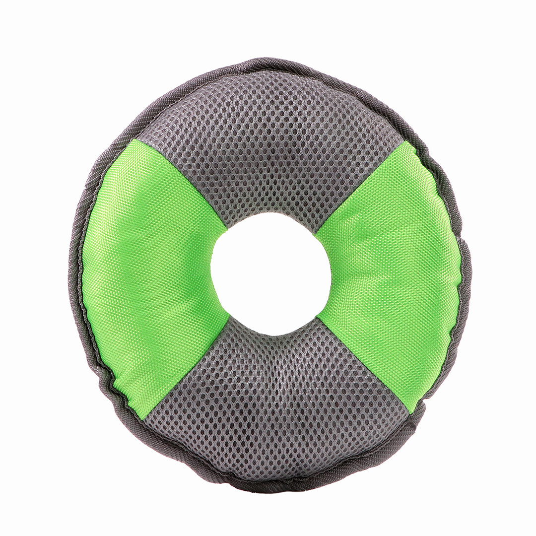Hundespielzeug Flying Disc – Grün/grau – M