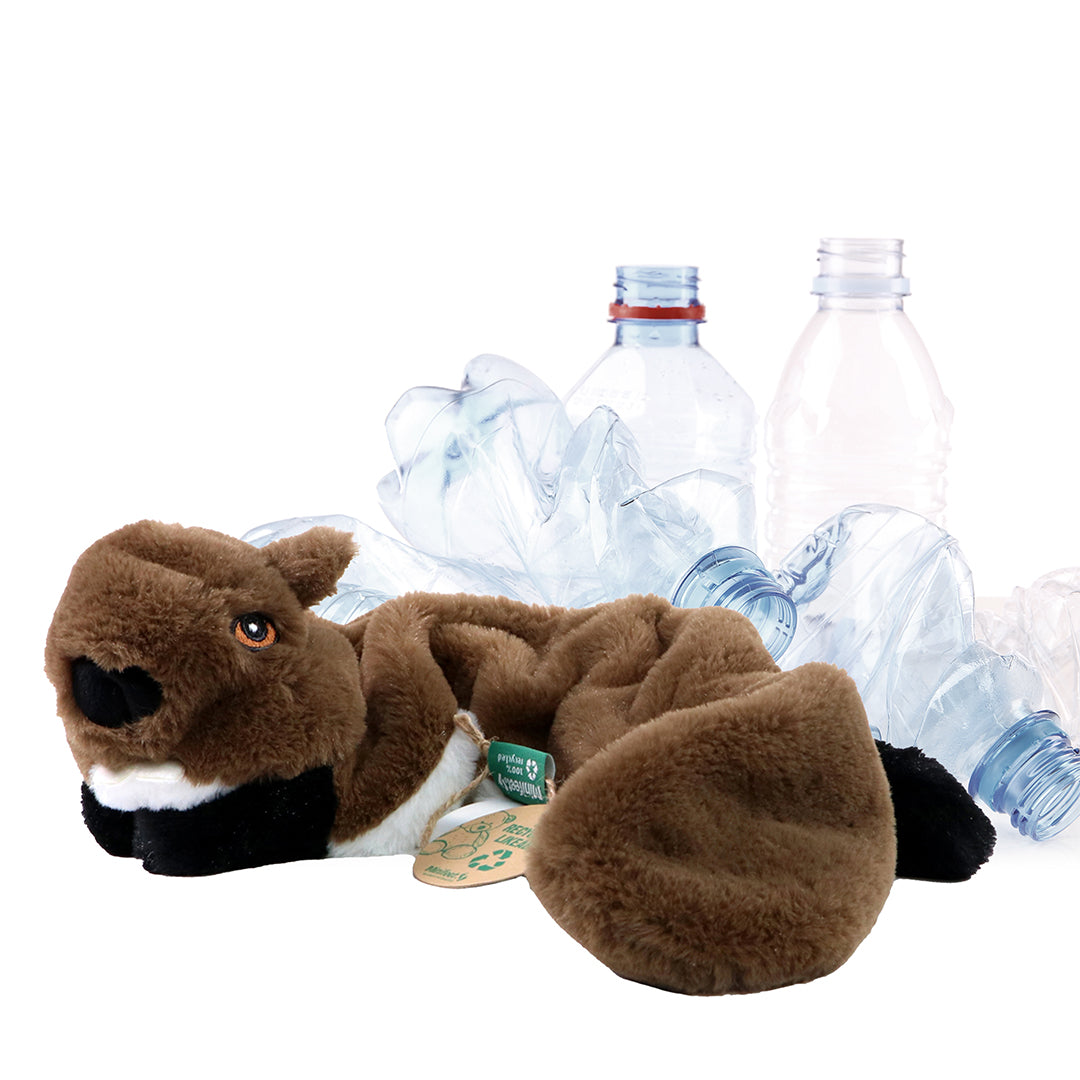 Hundespielzeug RecycelBiber – Braun