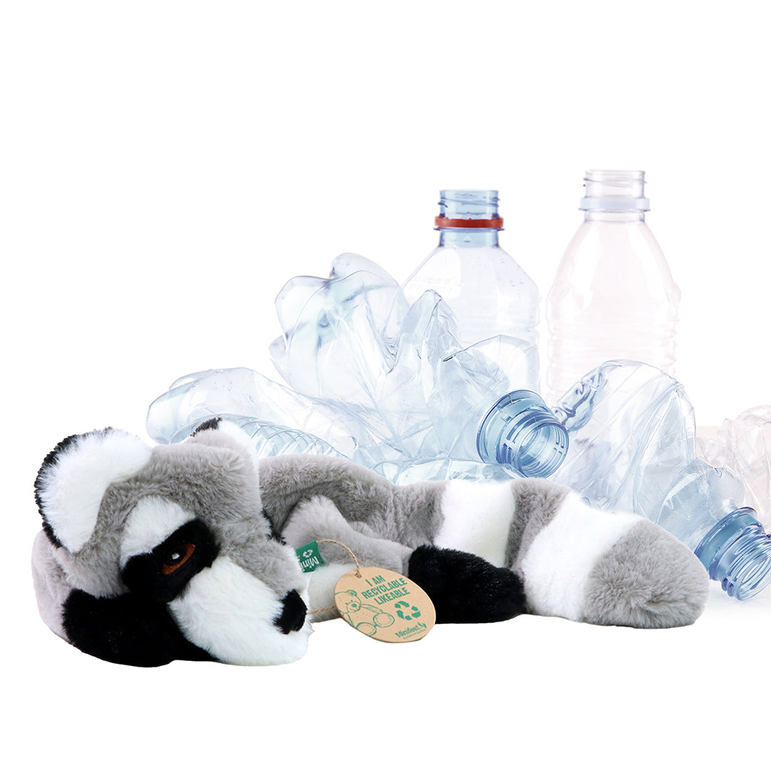 Hundespielzeug RecycelWaschbär – Grau