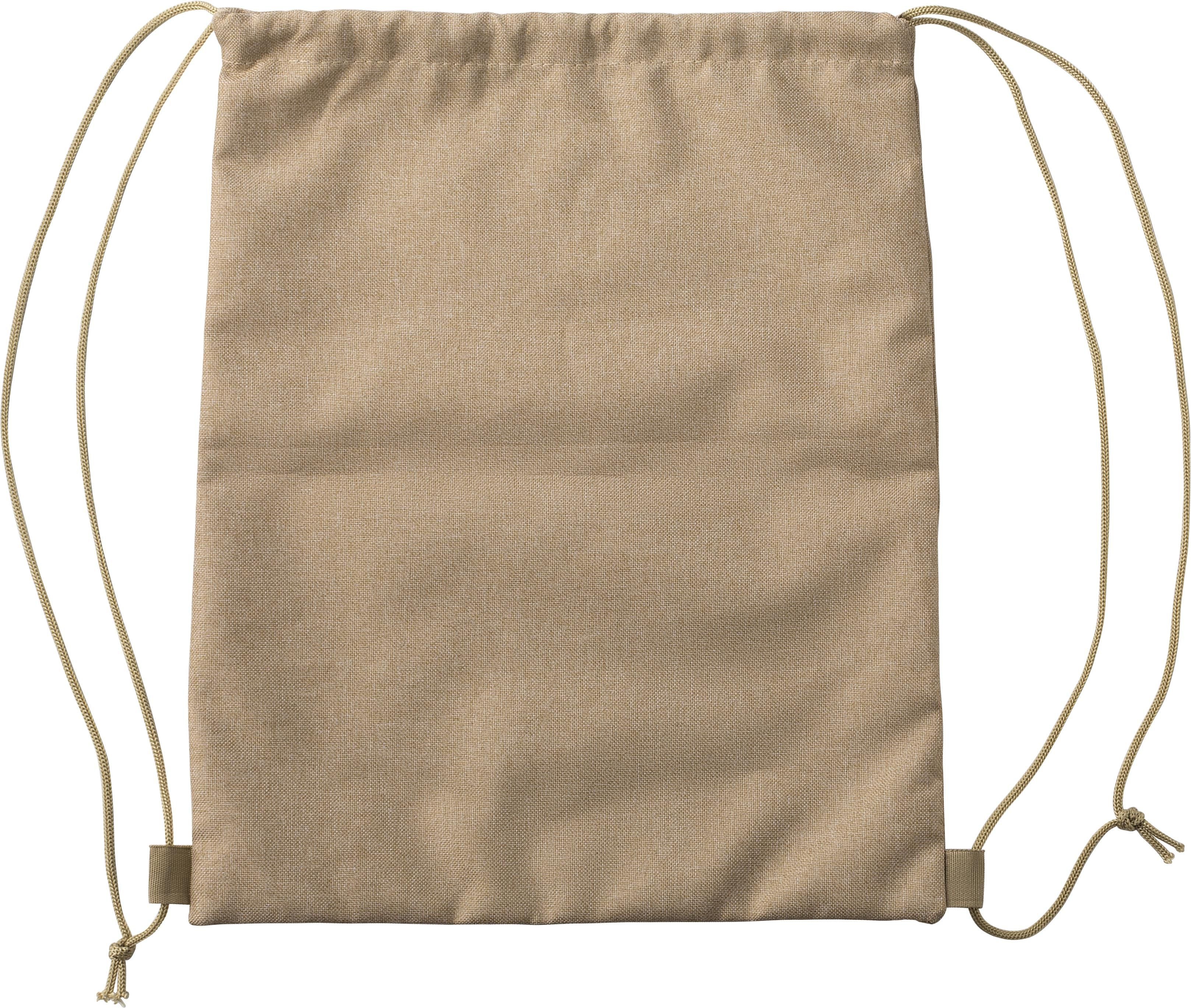 rPET-Polyester (600D) Kordelzugtasche Ansel