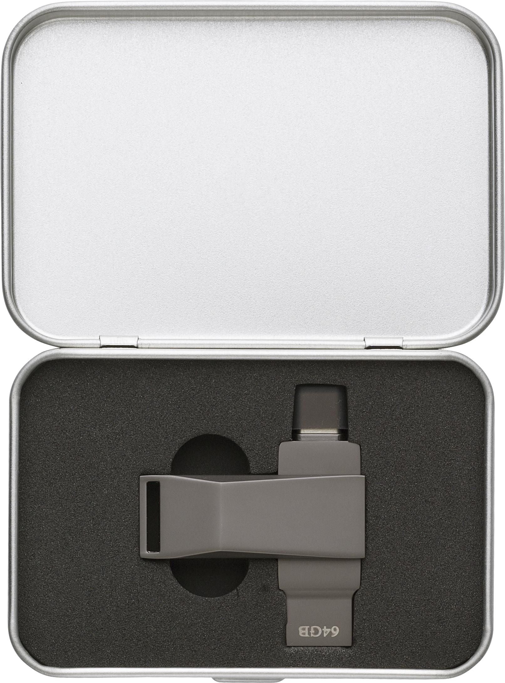 USB-Stick aus verzinkter Oberfläche Dorian