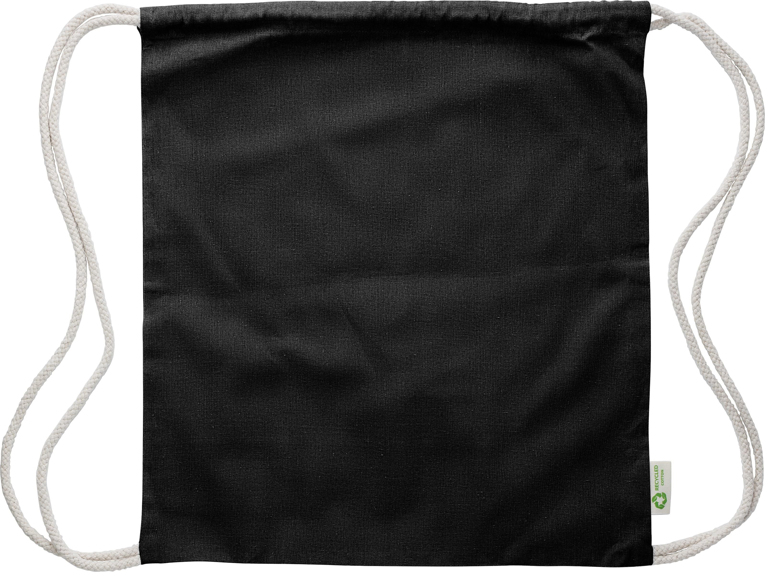 Kordelzugtasche aus recycelter Baumwolle (120 gr/m2) Joy