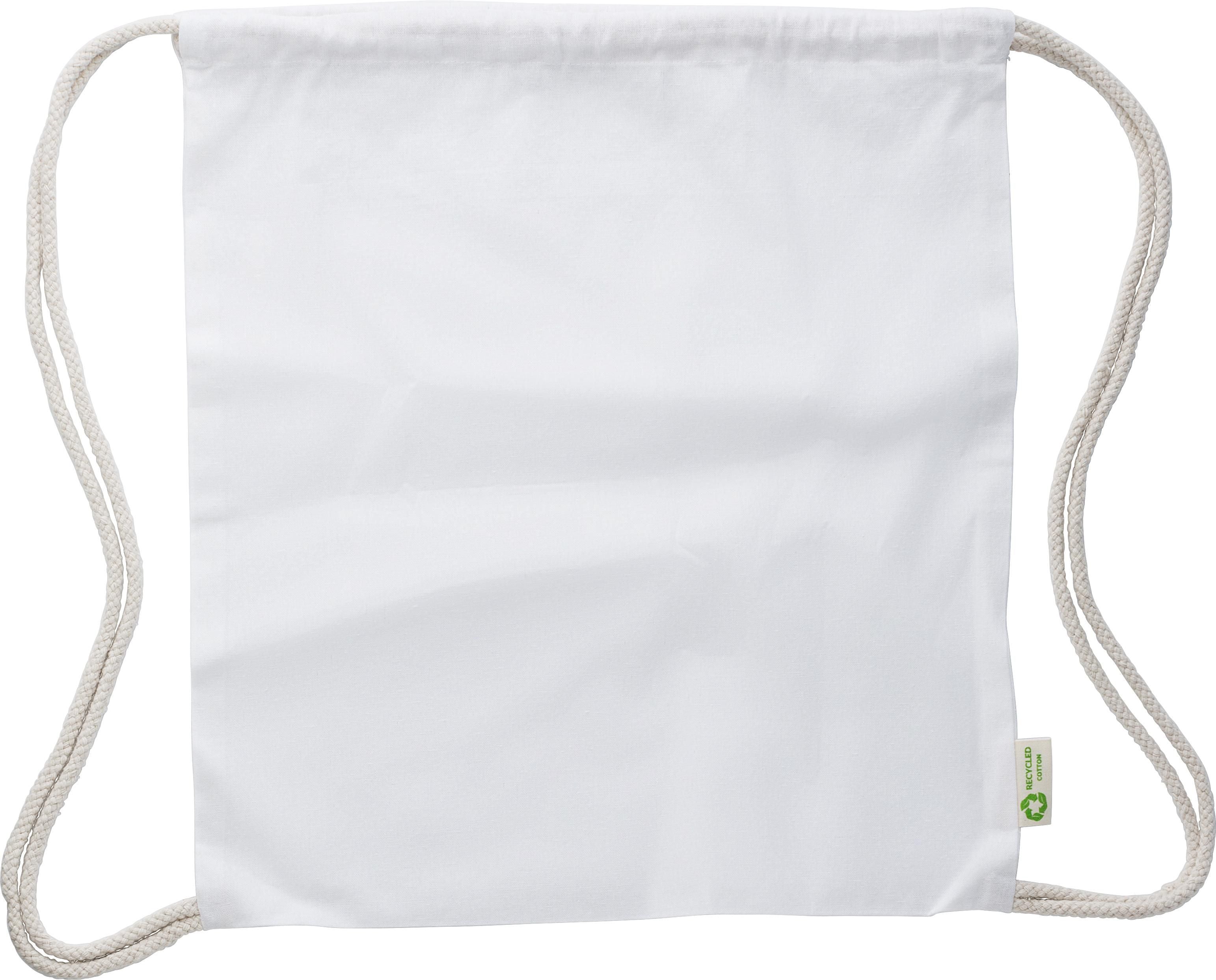 Kordelzugtasche aus recycelter Baumwolle (120 gr/m2) Joy