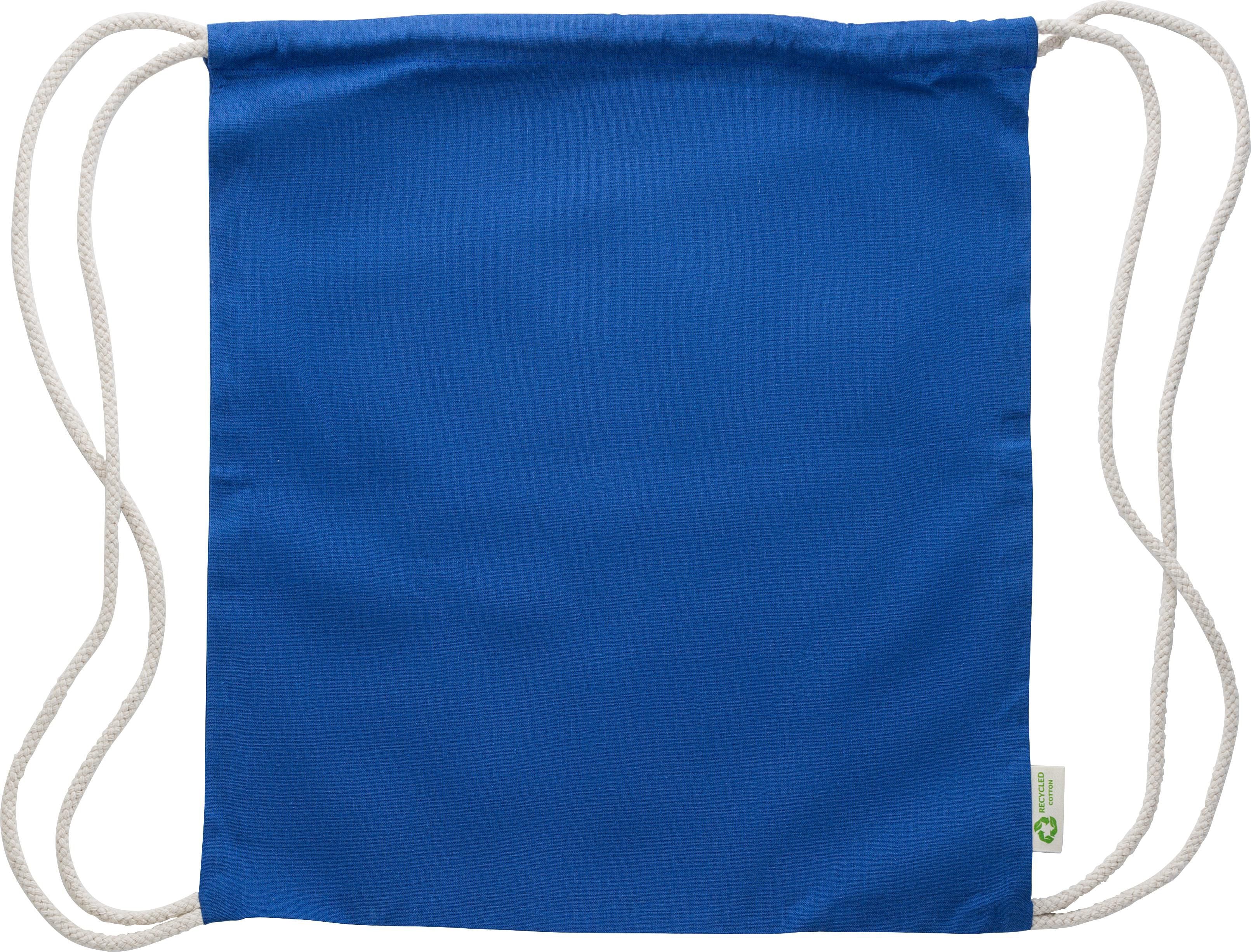 Kordelzugtasche aus recycelter Baumwolle (120 gr/m2) Joy