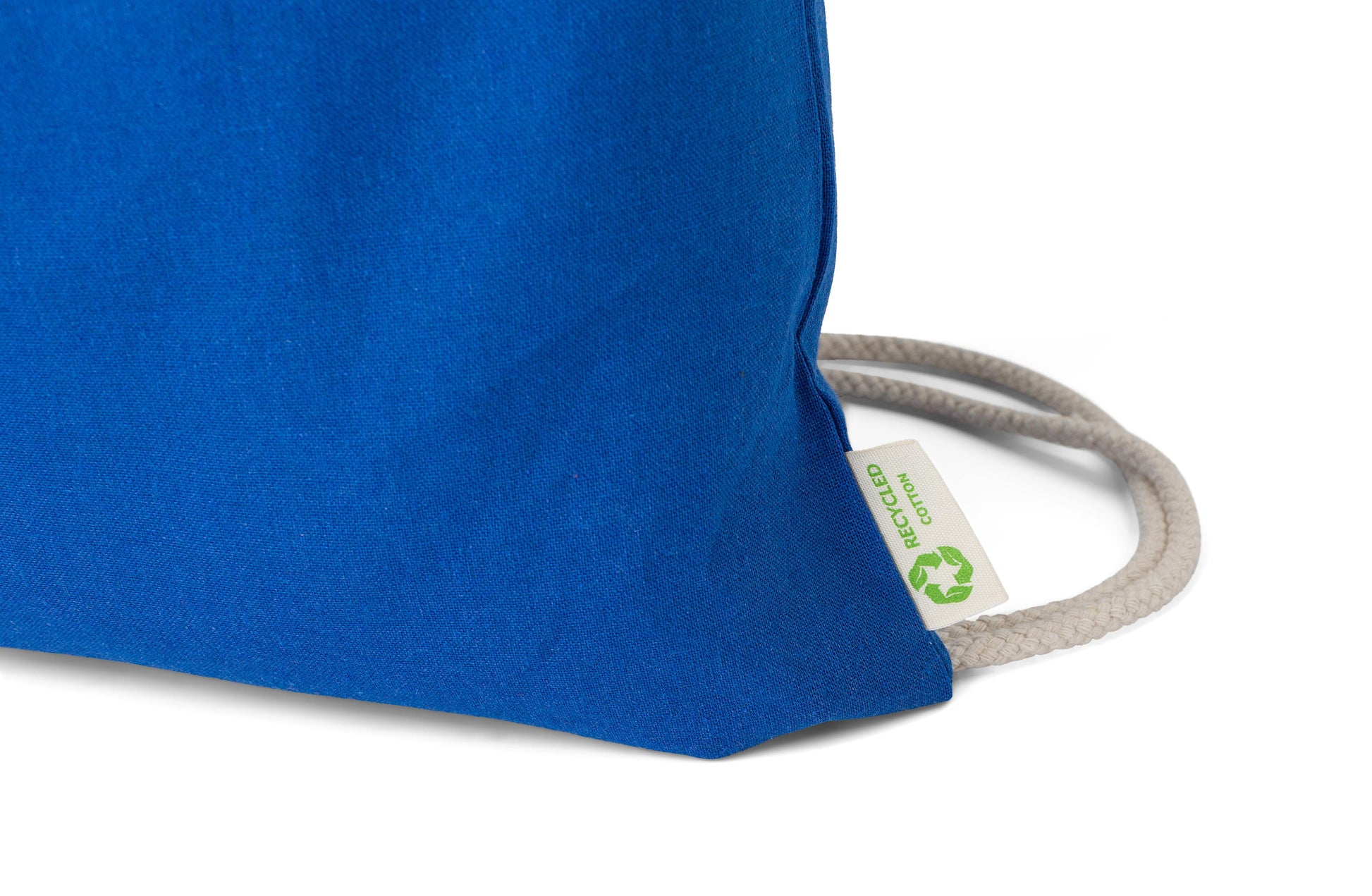 Kordelzugtasche aus recycelter Baumwolle (120 gr/m2) Joy
