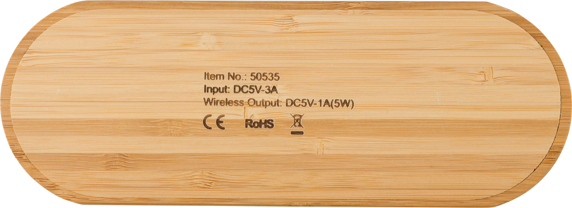 Wireless Ladepad aus Bambus Tatum