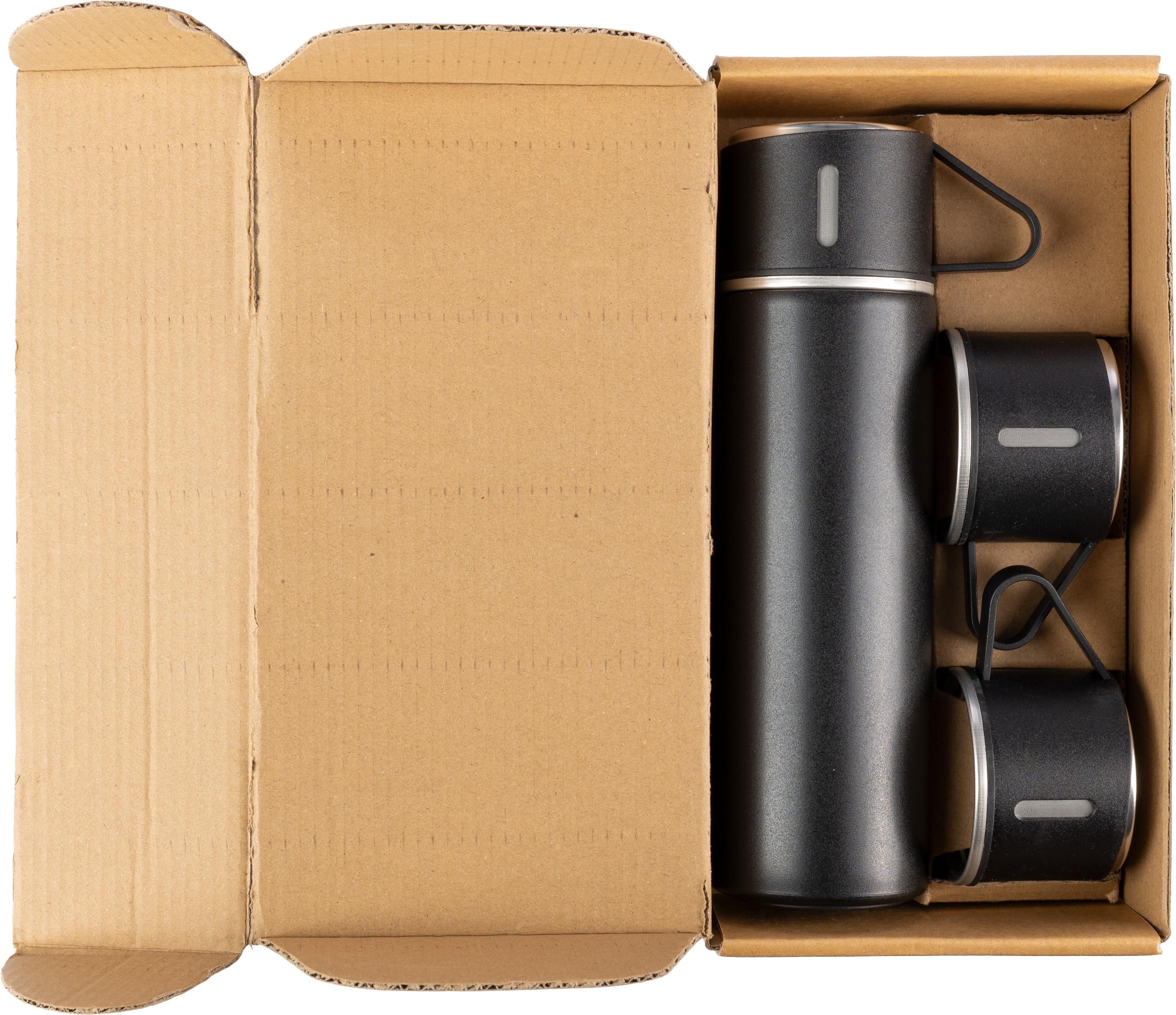 Doppelwandiges Flaschenset aus Edelstahl (420 ml) Herbert