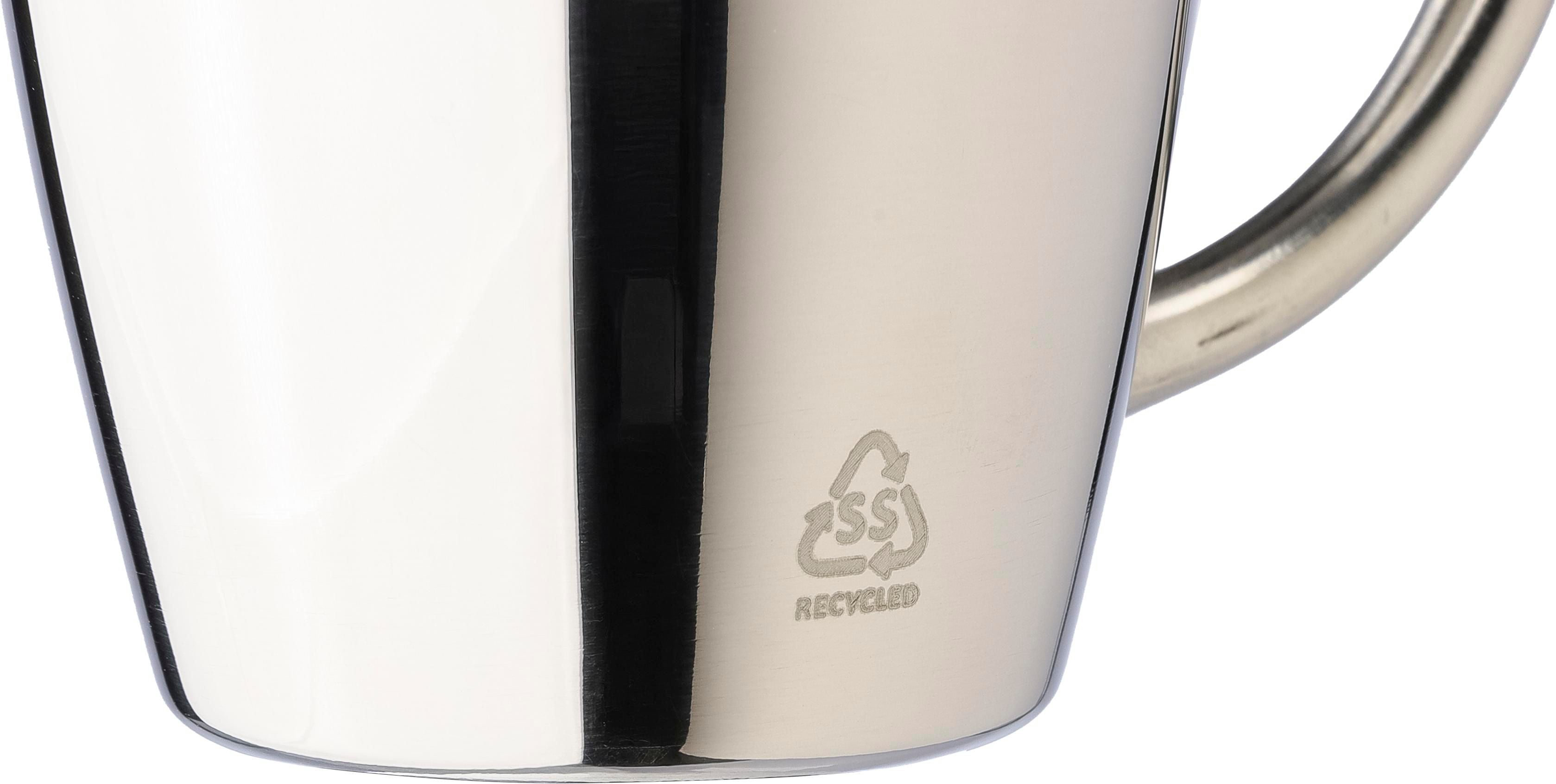 Recycelte Isolierbecher-Set aus Edelstahl Naya