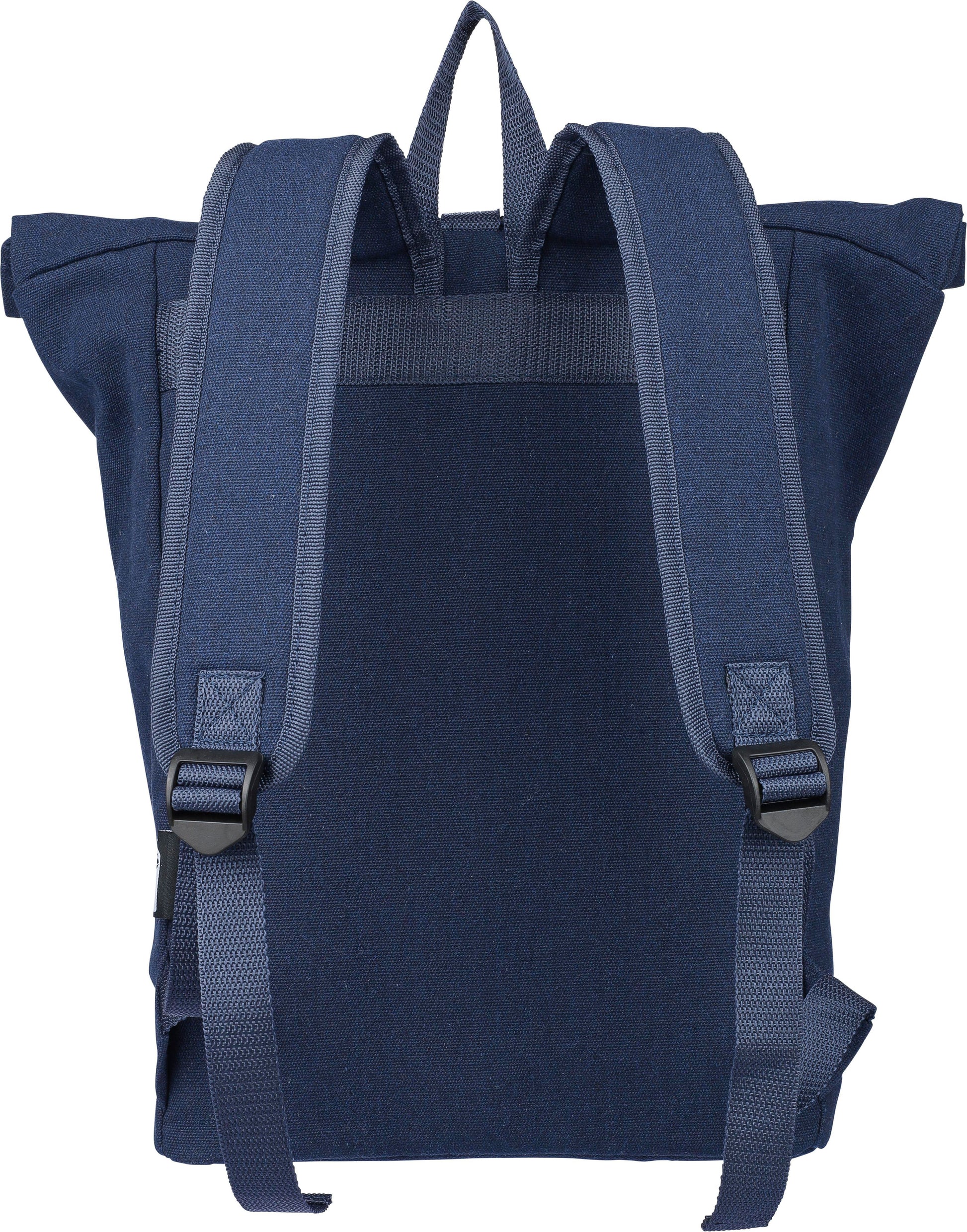 Rolltop-Rucksack Thaddeus aus recyceltem Poly-Baumwollgewebe (330 g/m2)