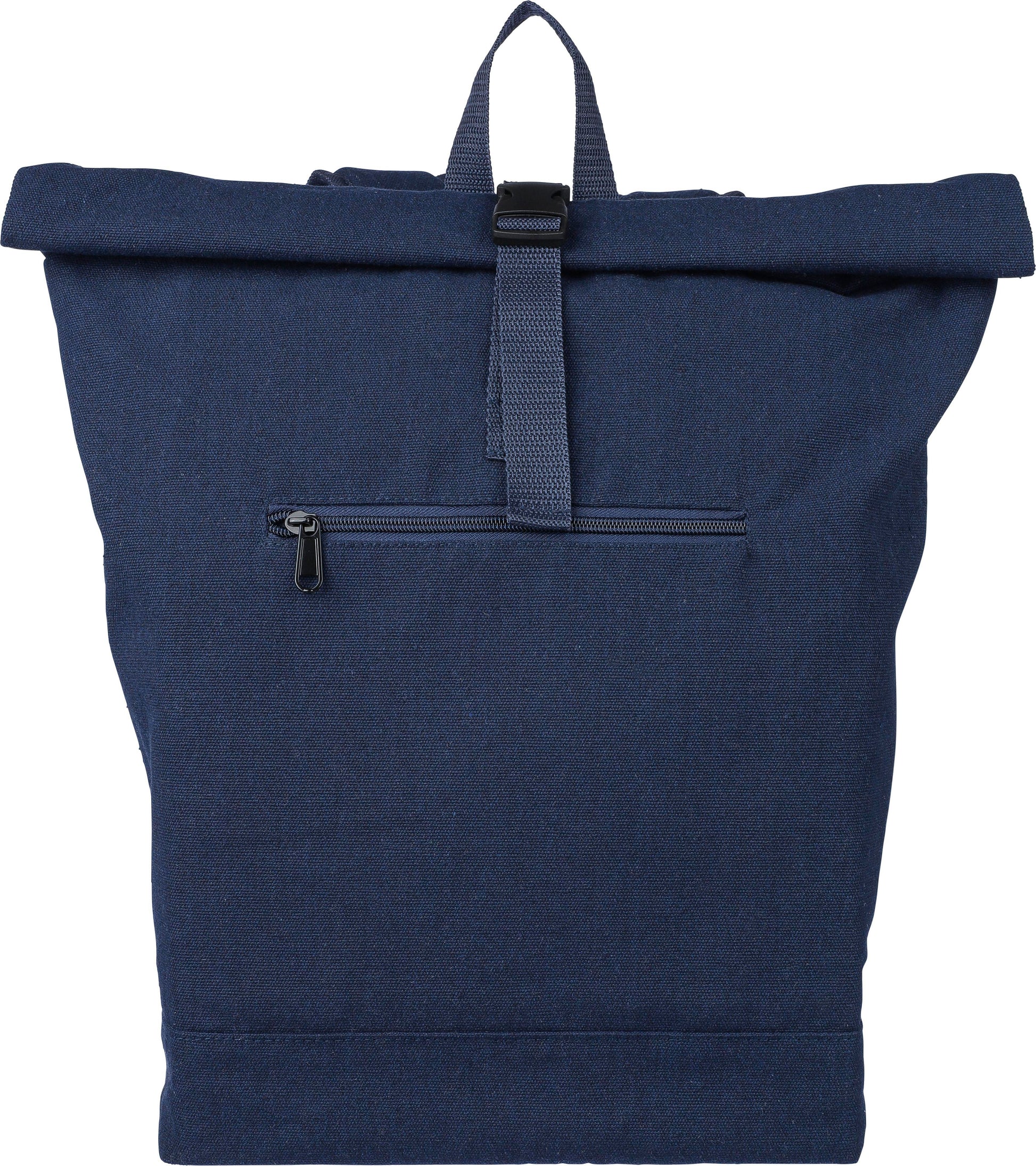 Rolltop-Rucksack Thaddeus aus recyceltem Poly-Baumwollgewebe (330 g/m2)
