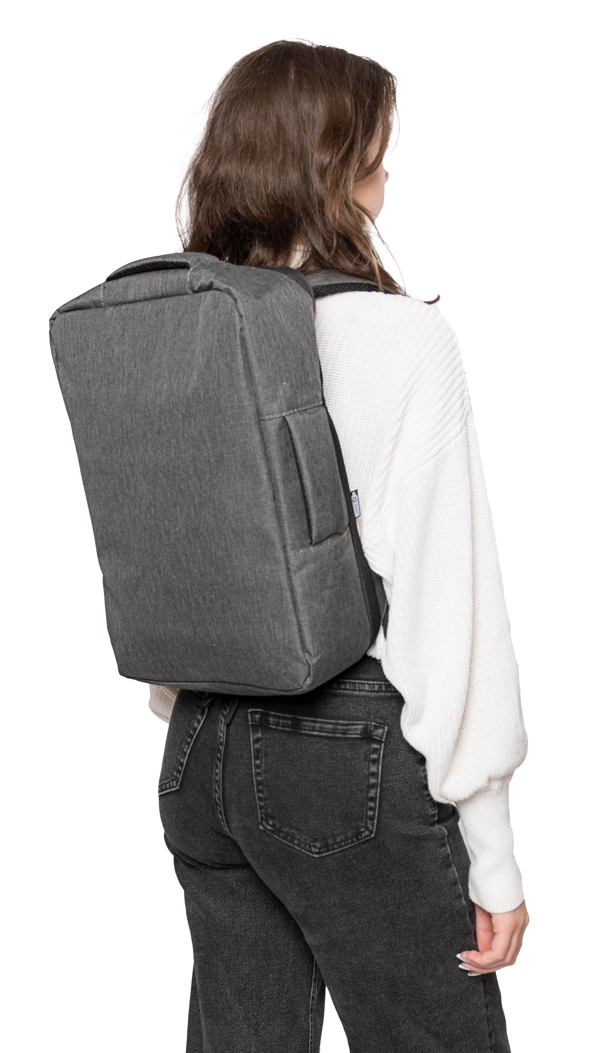 rPET (300D) Polyester Laptop-Rucksack Eulalia