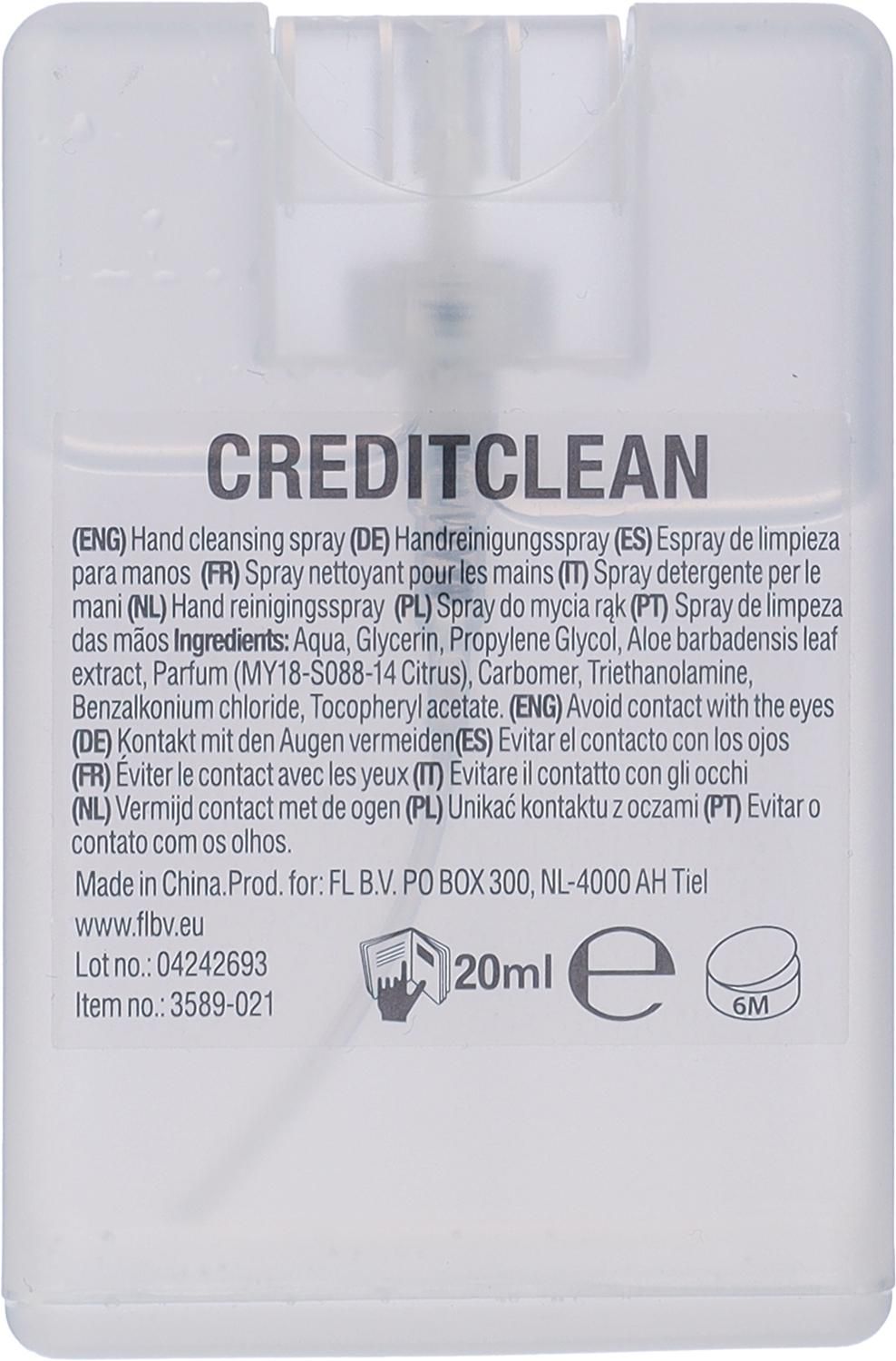 Handreinigungsspray Creditclean