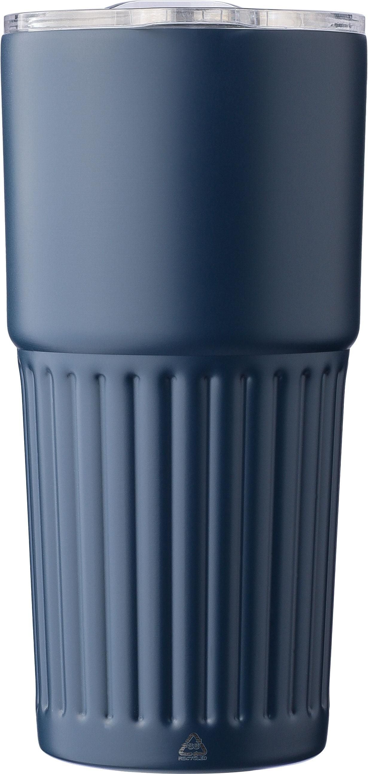 Recycelter Edelstahl-Trinkbecher mit doppelter Wand (500 ml) Kael