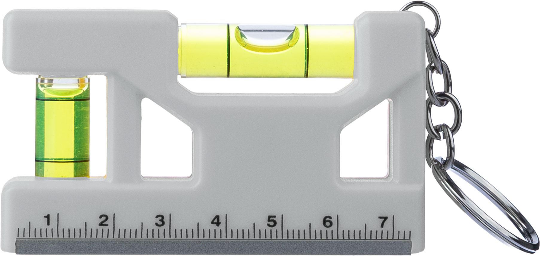 Schlüsselanhänger Wasserwaage Indira aus recyceltem ABS