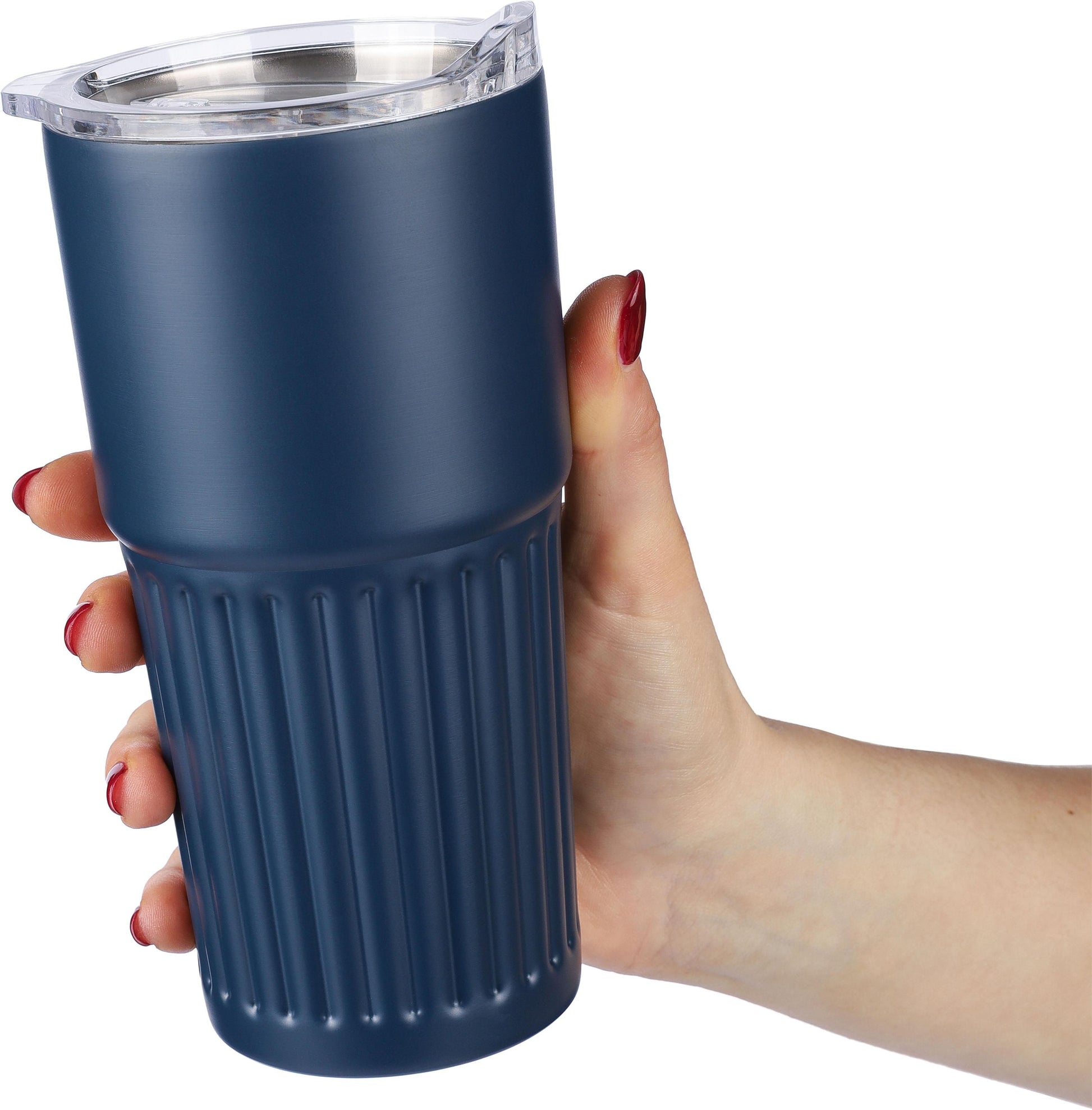 Recycelter Edelstahl-Trinkbecher mit doppelter Wand (500 ml) Kael