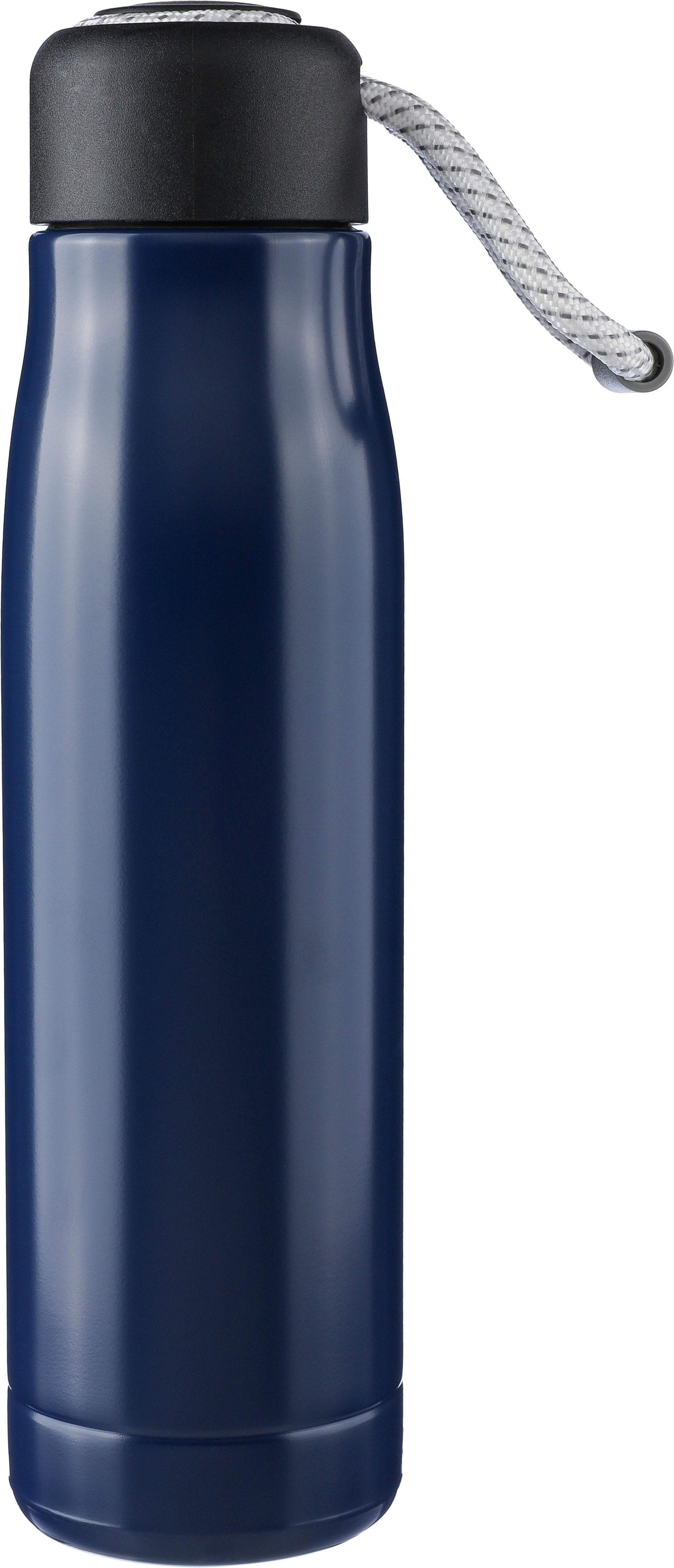 Doppelwandige Trinkflasche aus recyceltem Edelstahl (500 ml) Solene